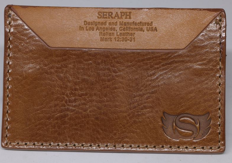 Wallet, Brown Italian leather with Italian leather lining