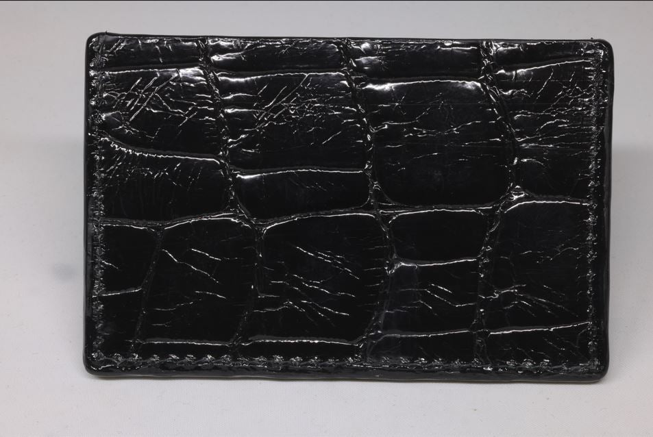 Wallet, Alligator with Italian leather (large pattern)