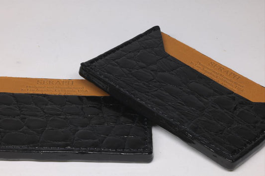 Wallet, Alligator with Italian leather (small pattern)