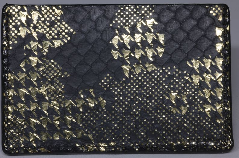 Wallet, Snake with Italian leather