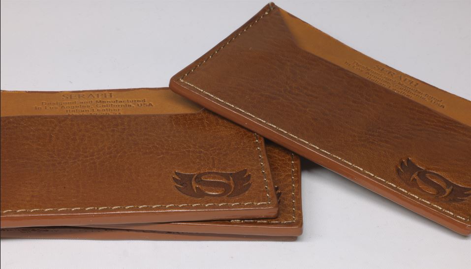 Wallet, Brown Italian leather with Italian leather lining