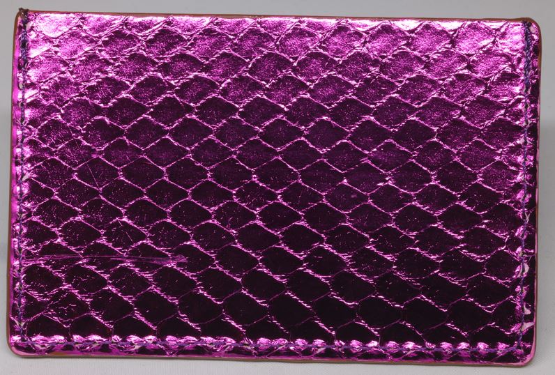 Wallet, Snake with Italian leather