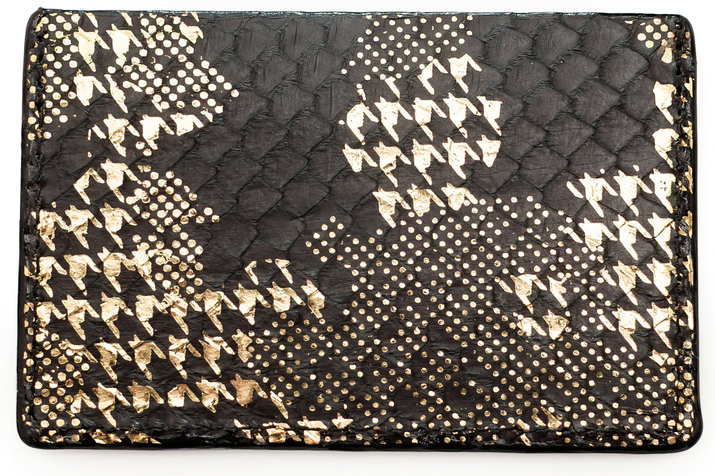 Wallet, Snake with Italian leather