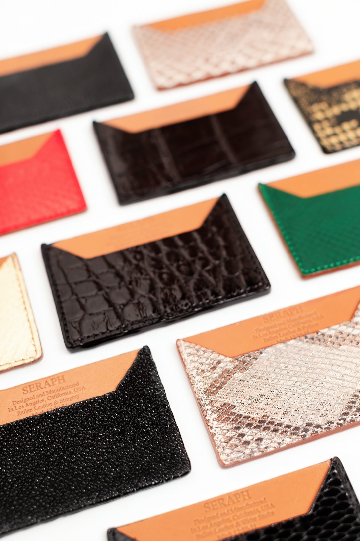 Wallet, Snake with Italian leather