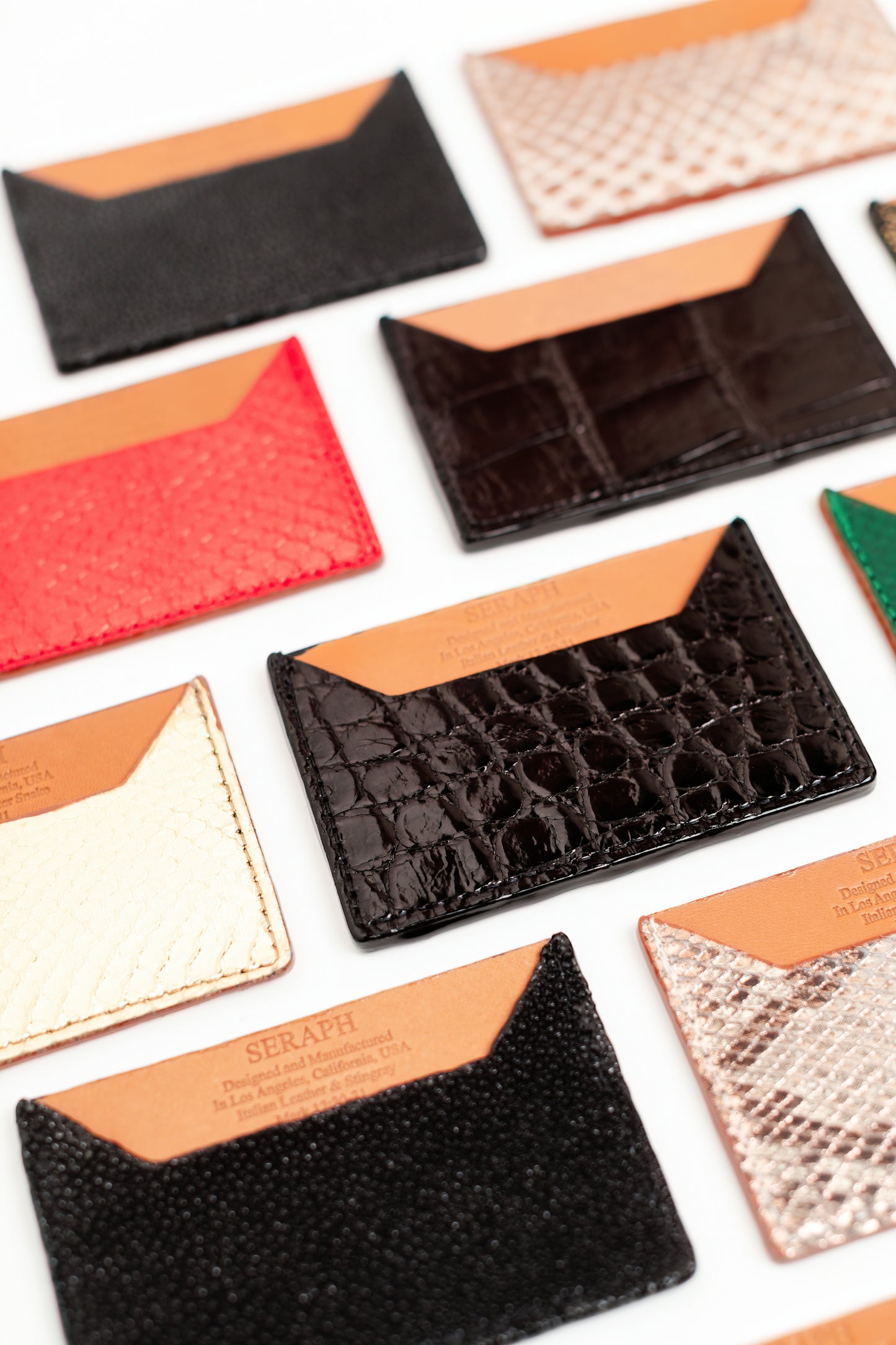 Wallet, Snake with Italian leather