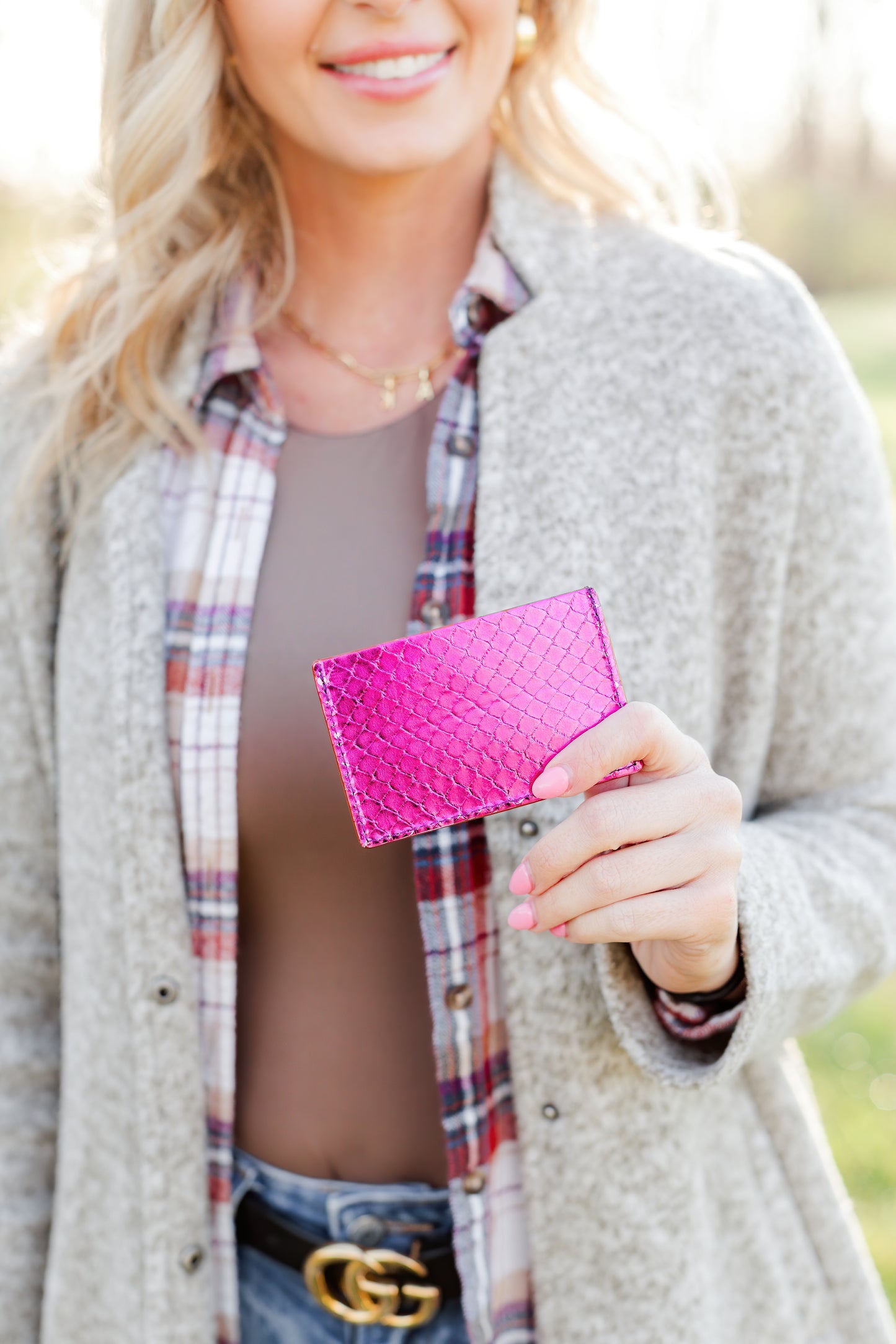 Wallet, Snake with Italian leather