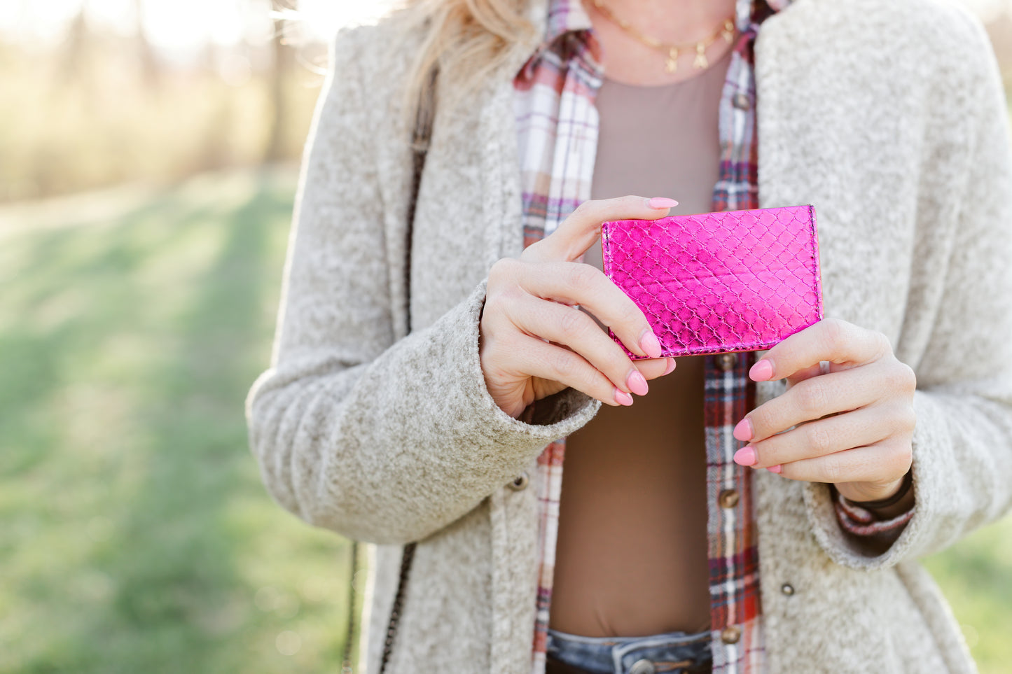 Wallet, Snake with Italian leather