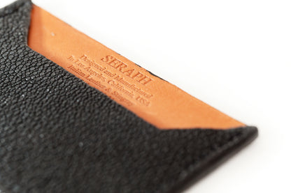 Wallet, Sanded Stingray with Italian leather