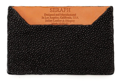 Wallet, Bumpy Stingray with Italian leather