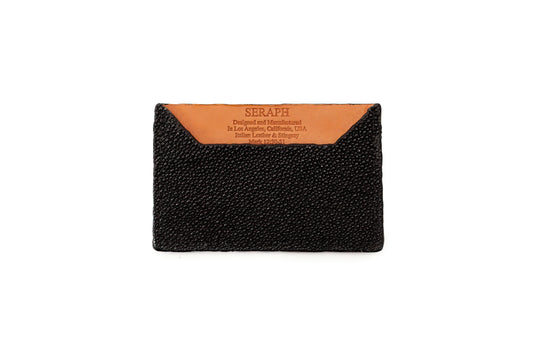 Wallet, Bumpy Stingray with Italian leather