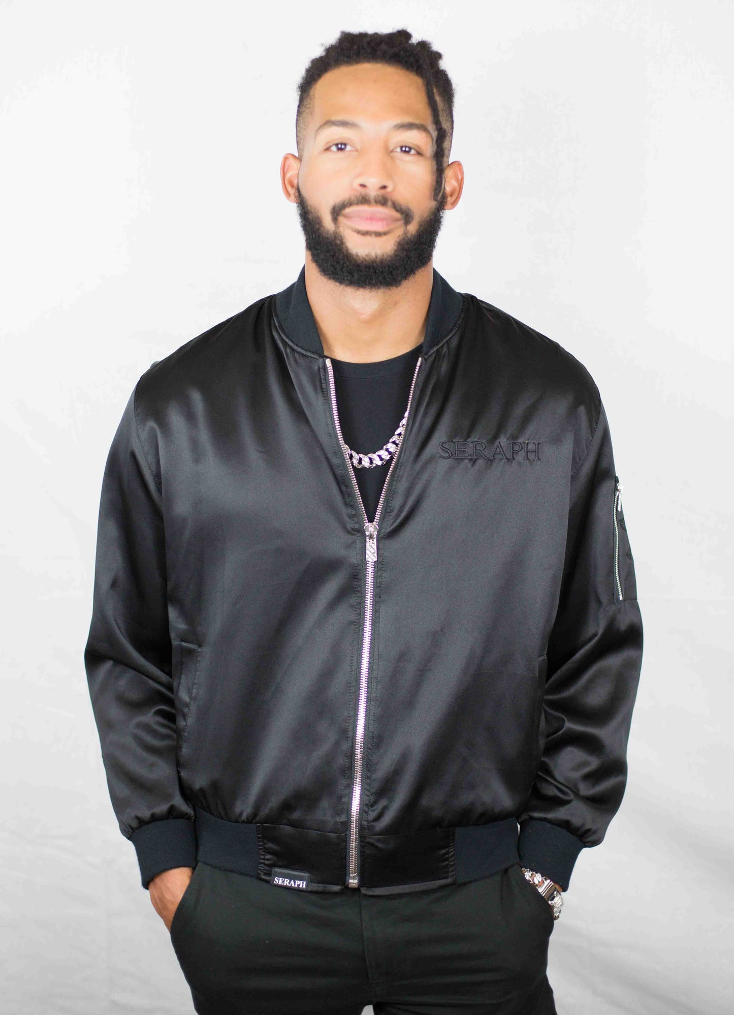 Silk Bomber jacket