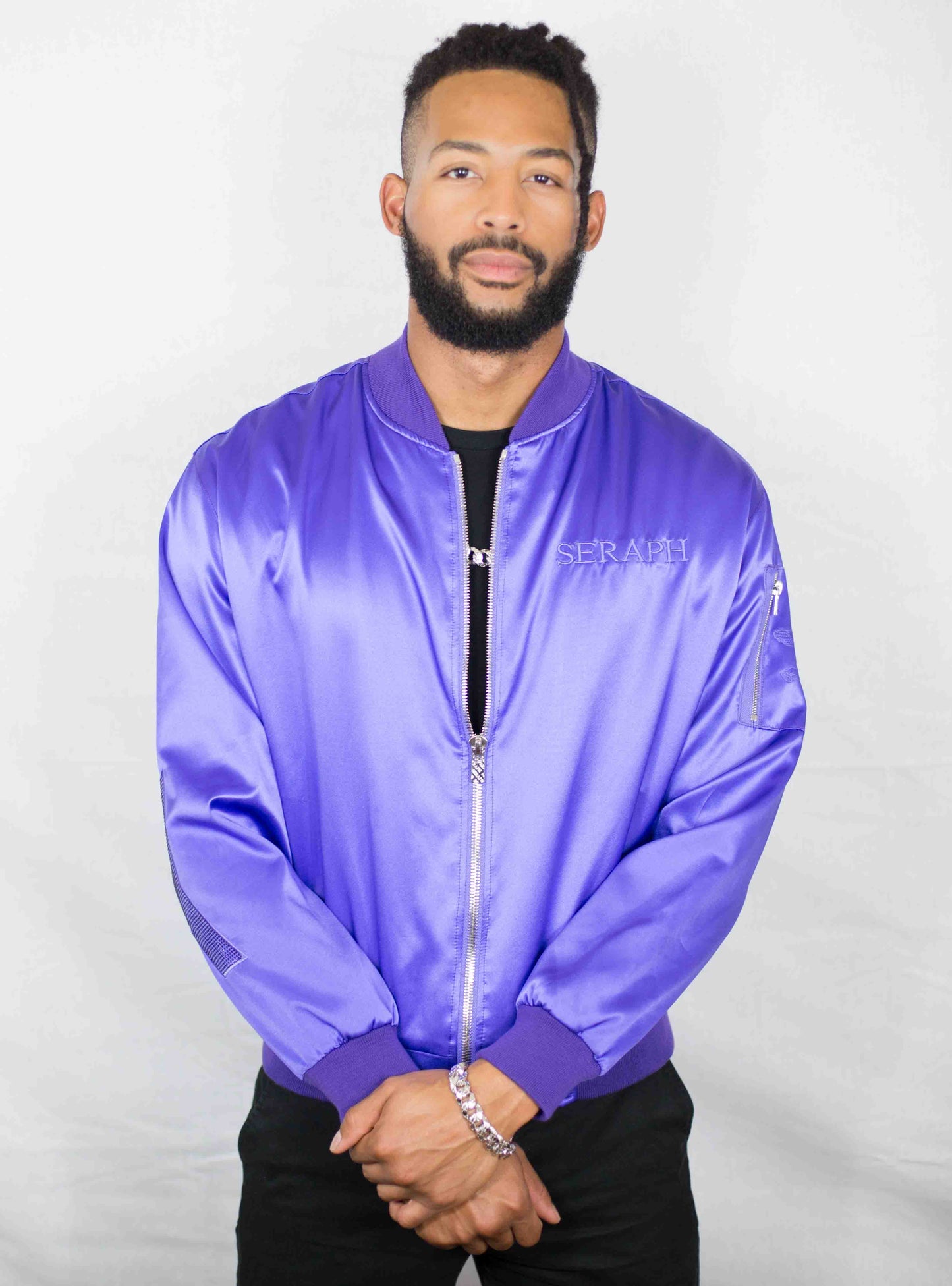 Silk Bomber jacket