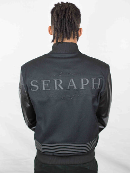 Blackl Letterman Jacket