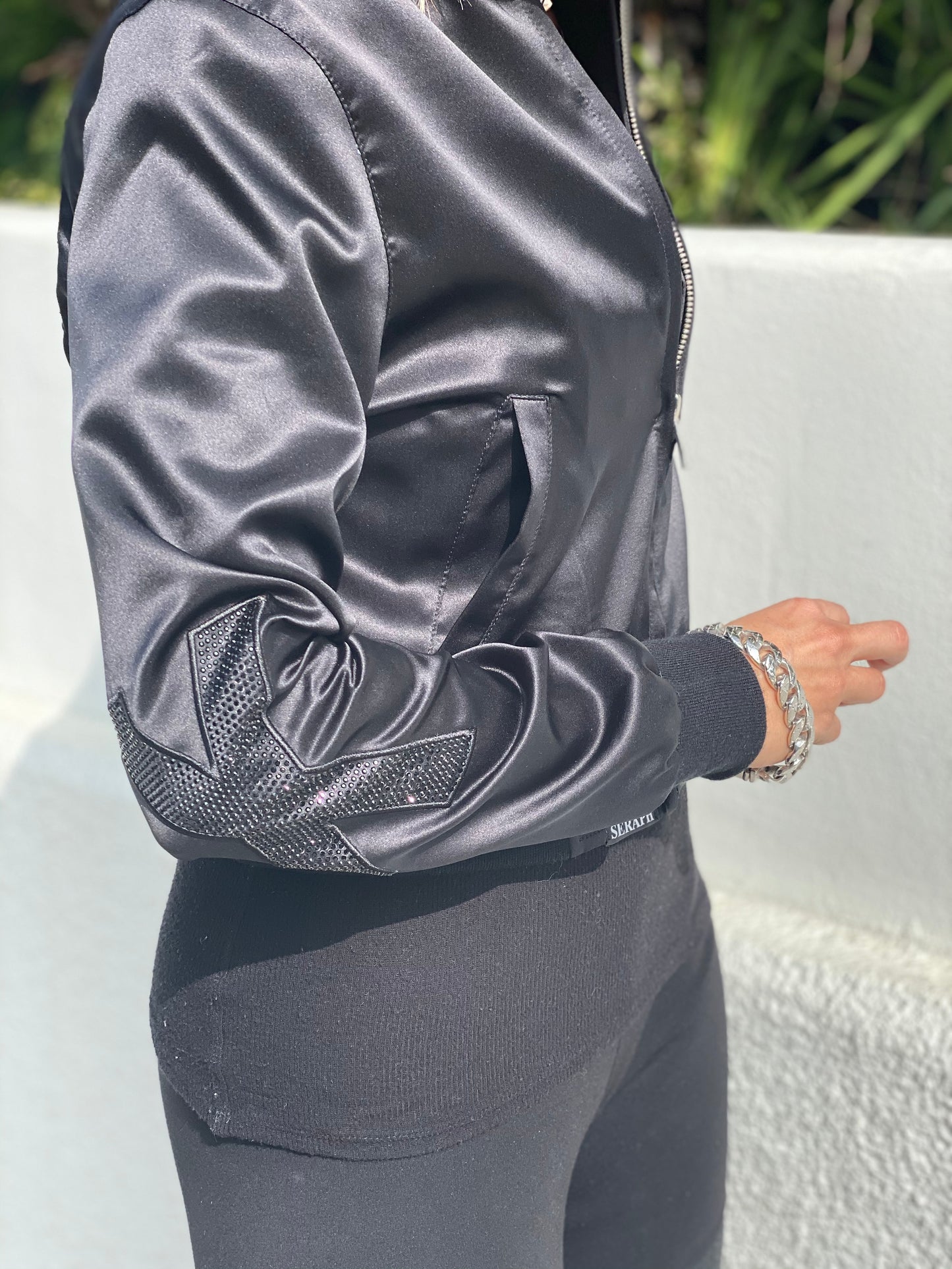 Silk Bomber jacket