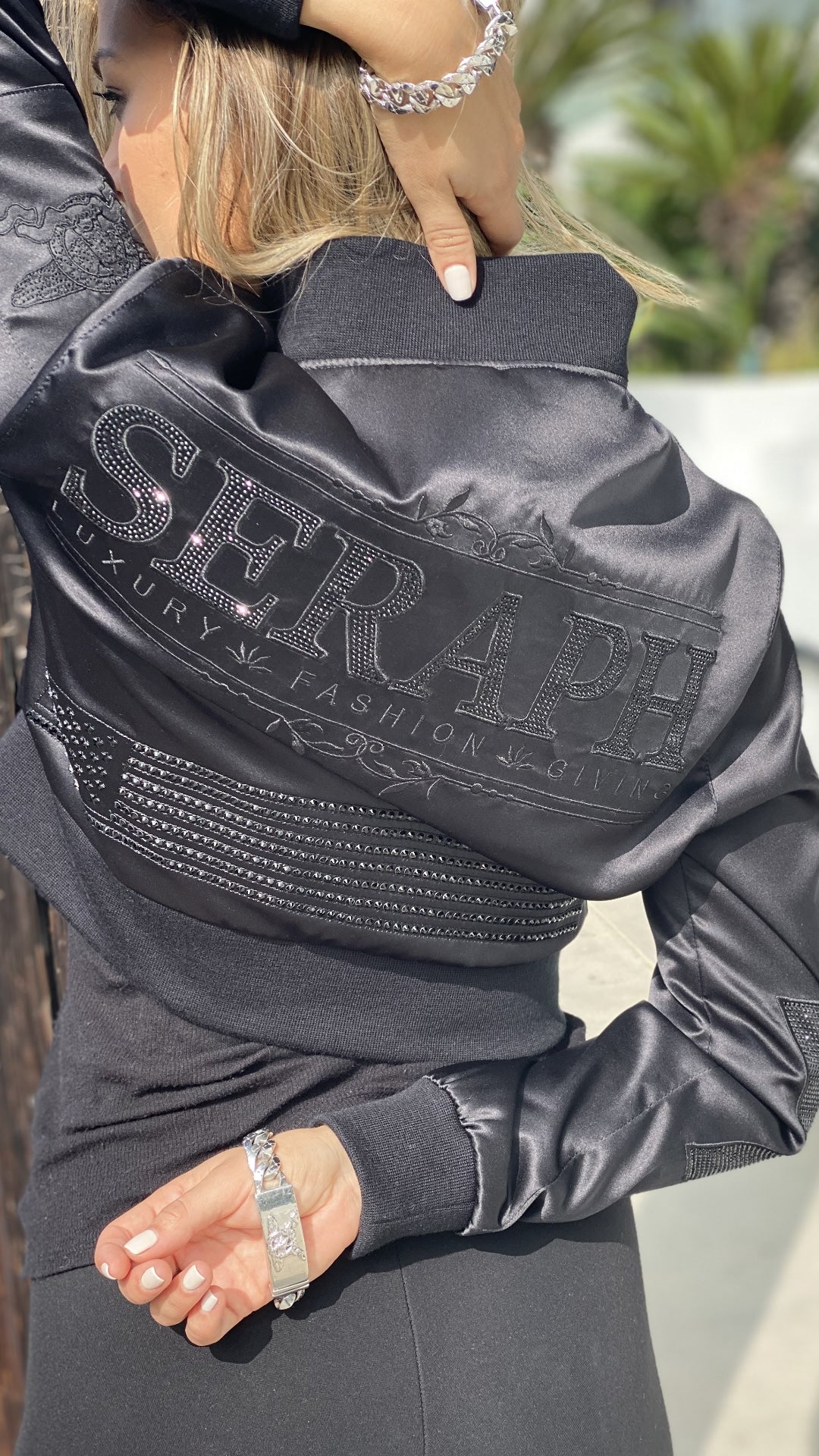 Silk Bomber jacket