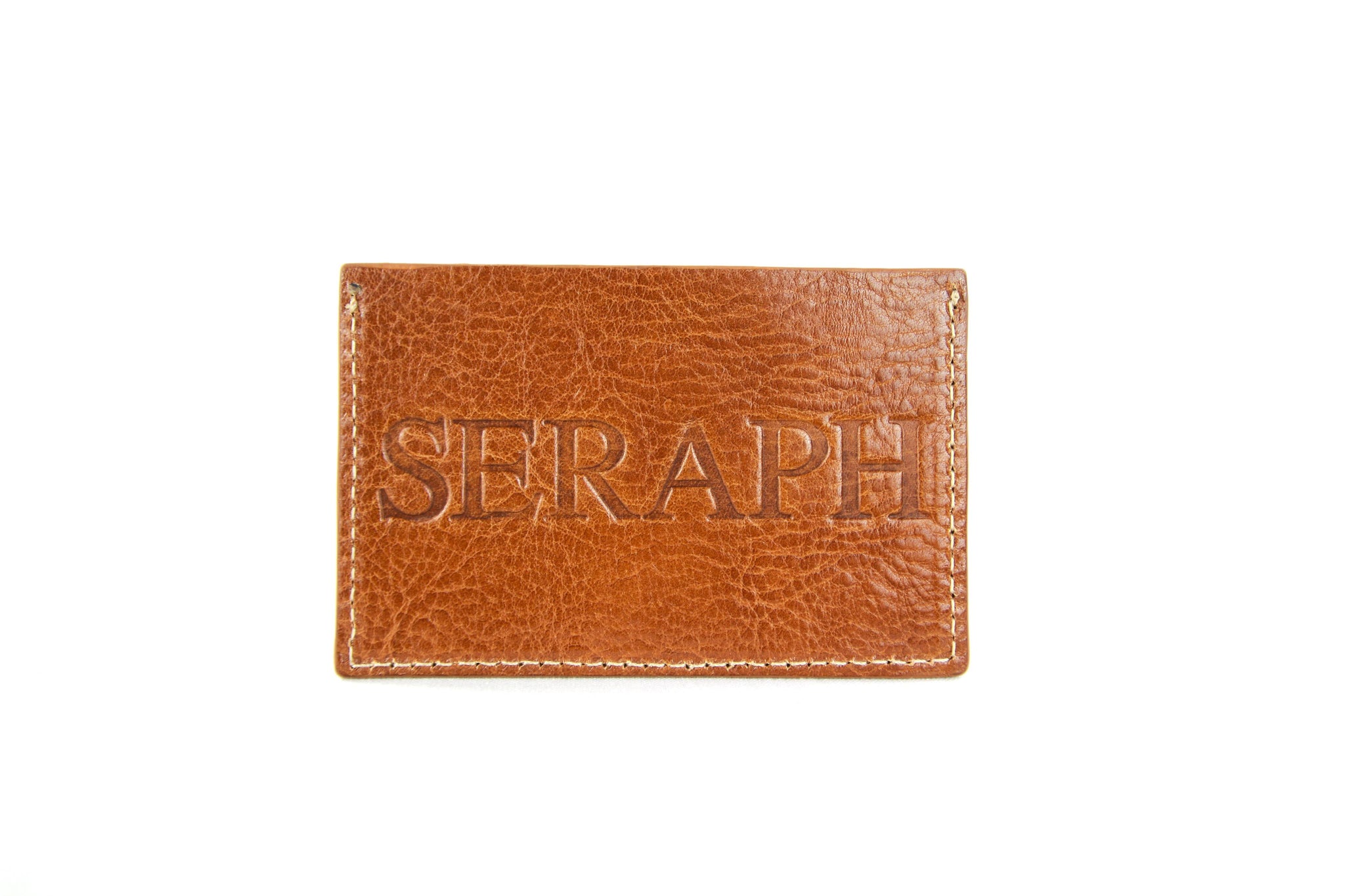 Wallet, Emblem Emboss, Cream Italian leather